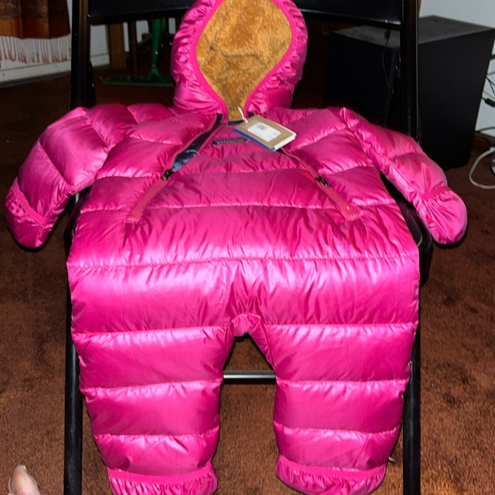 Patagonia hi-loft down sweater/snowsuit